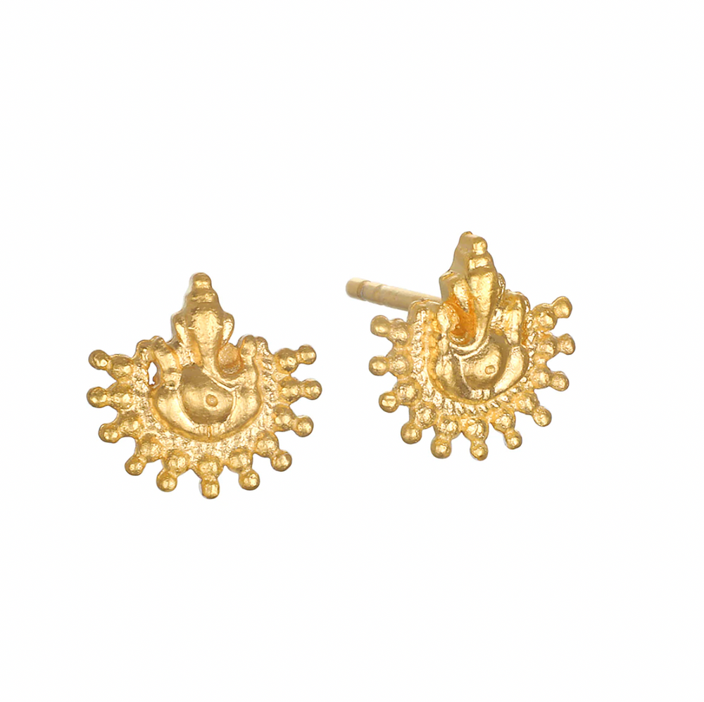 Radiant Light Ganesha Earrings