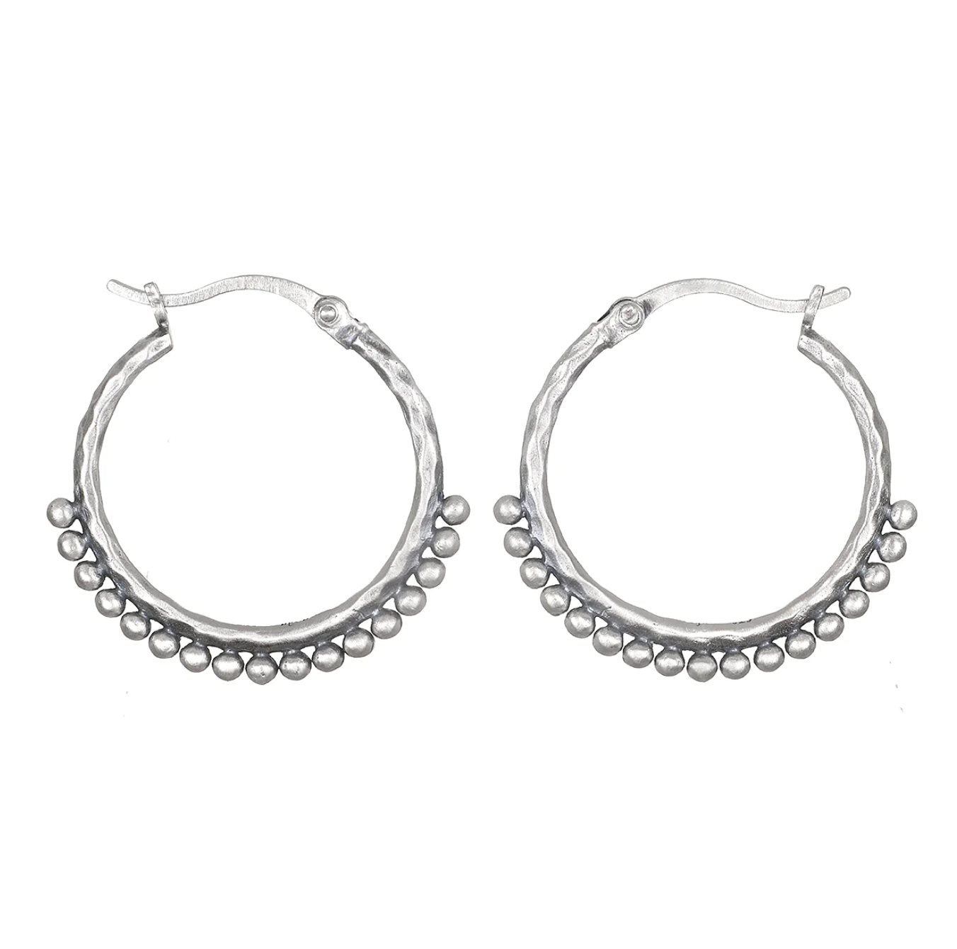 Embrace Simplicity Silver Hoop Earrings