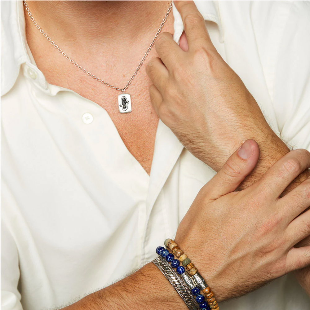 Strength and Protection Hamsa Necklace