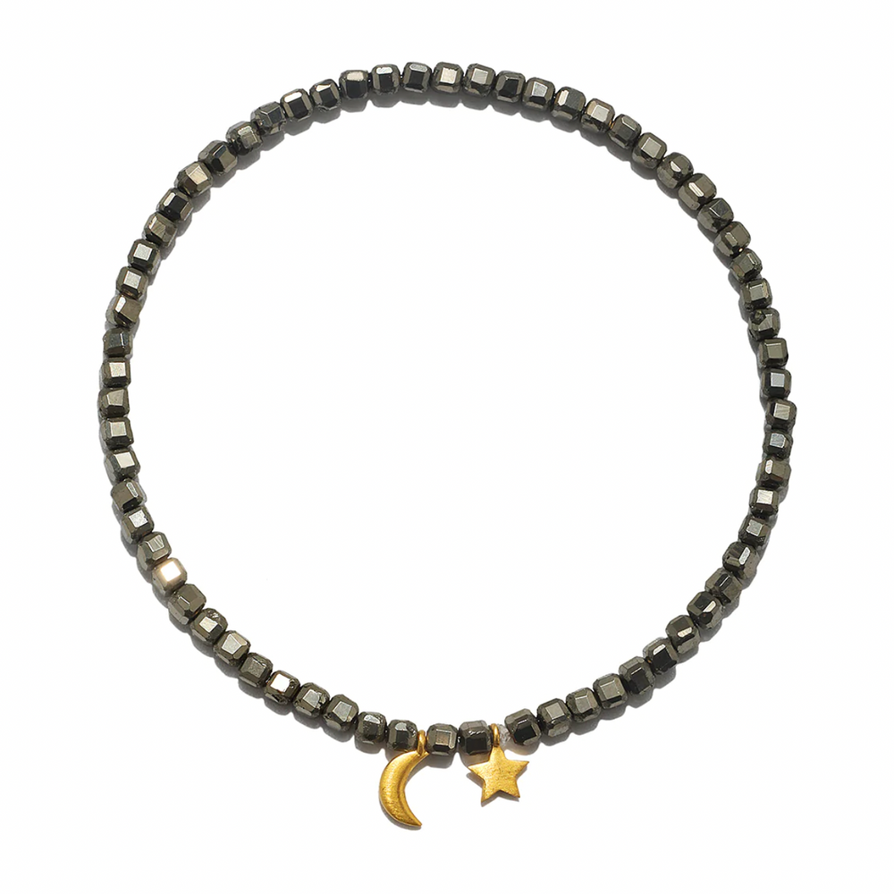 
                
                    Load image into Gallery viewer, Clarity of Vision Pyrite Bracelet
                
            