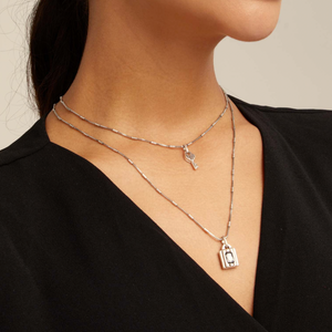 
                
                    Load image into Gallery viewer, &amp;quot;Lock&amp;quot; Necklace
                
            