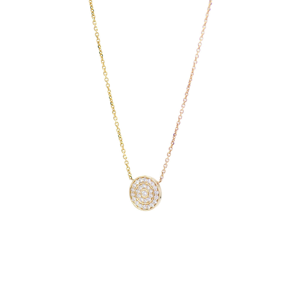 9mm Diamond Necklace - Yellow or White Gold